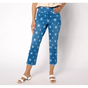 Belle by Kim Gravel Reg TripleLuxe Denim Star Spangled Jean - a world of fashionable women's clothing, including a wide selection of dresses and trendy accessories.> Hat