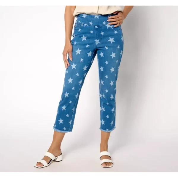 Belle by Kim Gravel Reg TripleLuxe Denim Star Spangled Jean - a world of fashionable women's clothing, including a wide selection of dresses and trendy accessories.> Hat