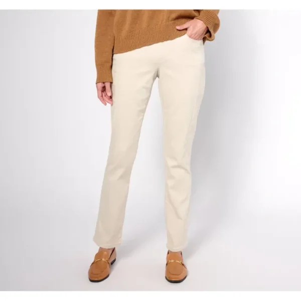 Shop All<Belle by Kim Gravel Reg TripleLuxe Twill Forward Seam Jean - a world of fashionable women's clothing, including a wide selection of dresses and trendy accessories.