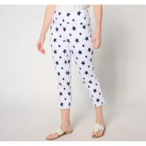 Belle by Kim Gravel Reg TripleLuxe Twill Star Spangled Jean - a world of fashionable women's clothing, including a wide selection of dresses and trendy accessories.> Hat