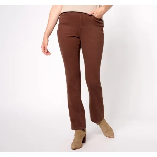 Shop All<Belle by Kim Gravel Regular Flexibelle Straight Jean - a world of fashionable women's clothing, including a wide selection of dresses and trendy accessories.
