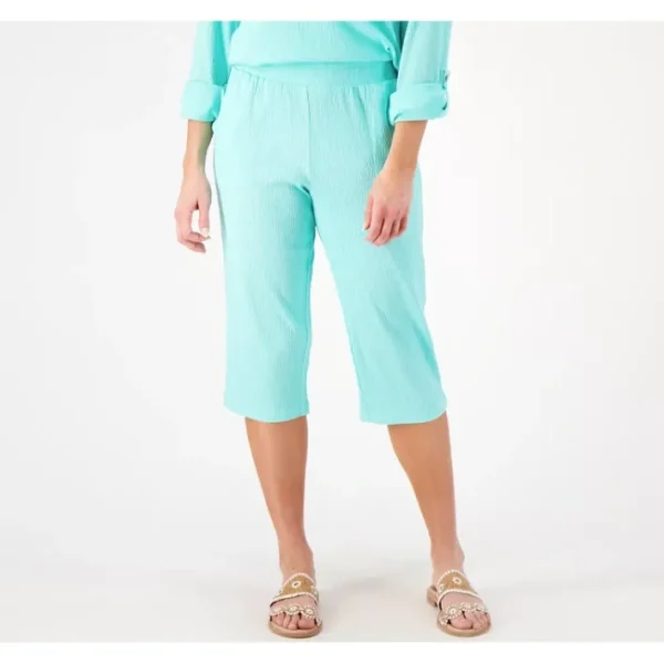 Shop All<Belle by Kim Gravel Regular Packabelle Capri Pant - a world of fashionable women's clothing, including a wide selection of dresses and trendy accessories.