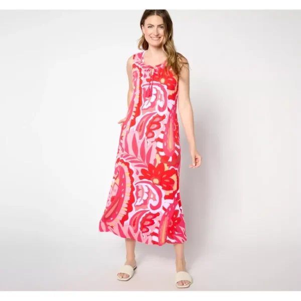 Belle by Kim Gravel Regular Paisley Paradise Tassel Maxi Dress - a world of fashionable women's clothing, including a wide selection of dresses and trendy accessories.> Hat