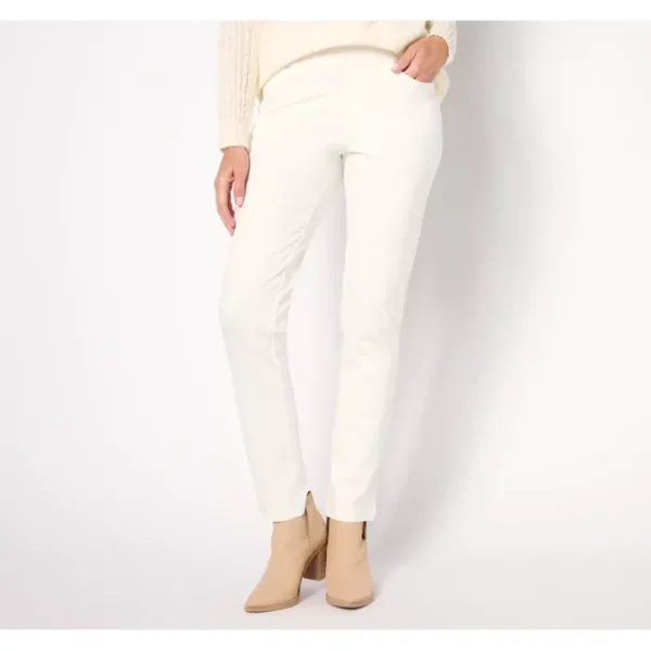 Shop All<Belle by Kim Gravel Regular Perfect Ponte Straight Pant - a world of fashionable women's clothing, including a wide selection of dresses and trendy accessories.