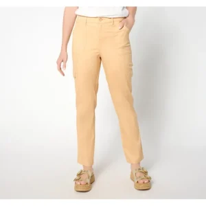Belle by Kim Gravel Regular Utility Stretch Cropped Cargo Pant - a world of fashionable women's clothing, including a wide selection of dresses and trendy accessories.> Hat