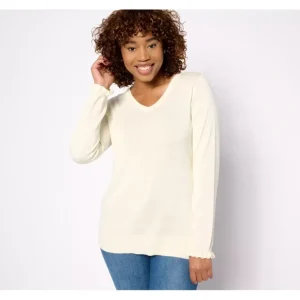 Belle by Kim Gravel Ruffle Sleeve Sweater - a world of fashionable women's clothing, including a wide selection of dresses and trendy accessories.> Hat