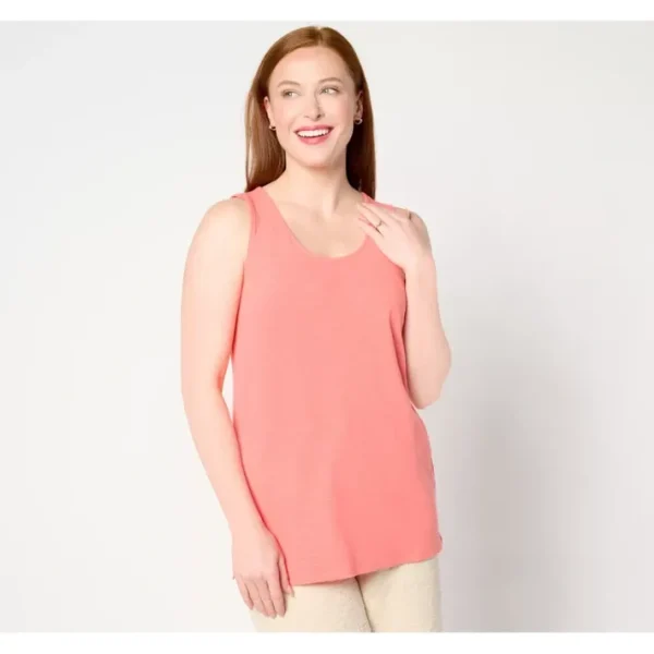 Shop All<Belle by Kim Gravel Slub Knit Tank - a world of fashionable women's clothing, including a wide selection of dresses and trendy accessories.