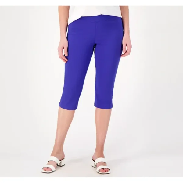 Shop All<Belle by Kim Gravel Tall Citi Twill Capri Pants - a world of fashionable women's clothing, including a wide selection of dresses and trendy accessories.