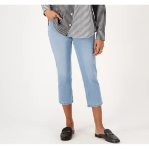 Belle by Kim Gravel Tall Primabelle Straight Leg Cropped Jean - a world of fashionable women's clothing, including a wide selection of dresses and trendy accessories.> Hat