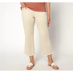 Fashion<Belle by Kim Gravel Tall TripleLuxe Twill Mariner Crop Pants - a world of fashionable women's clothing, including a wide selection of dresses and trendy accessories.