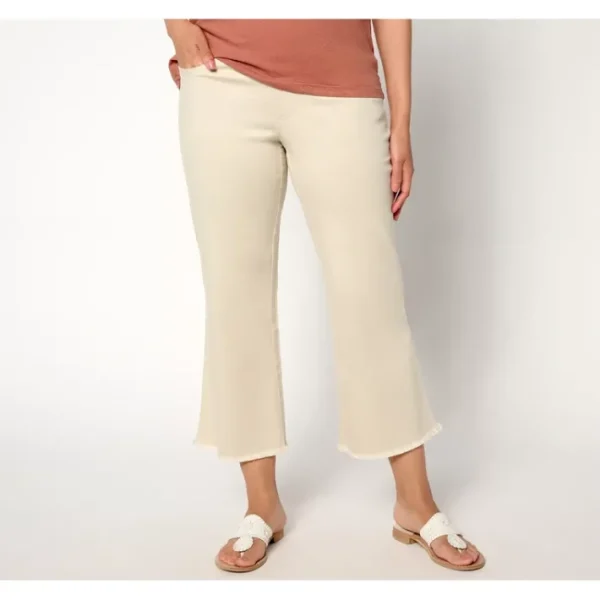 Fashion<Belle by Kim Gravel Tall TripleLuxe Twill Mariner Crop Pants - a world of fashionable women's clothing, including a wide selection of dresses and trendy accessories.