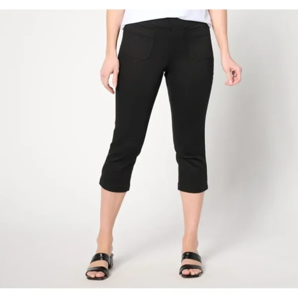 Belle by Kim Gravel Tall TripleLuxe Twill Patch Pocket Capri - a world of fashionable women's clothing, including a wide selection of dresses and trendy accessories.> Hat