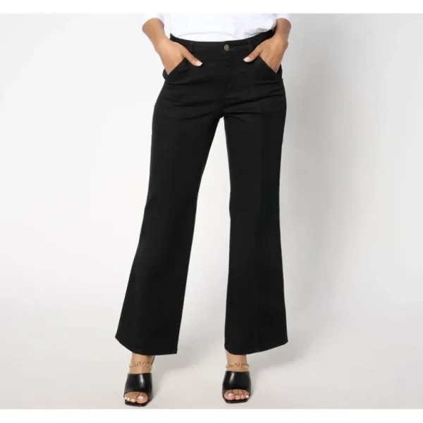 Belle by Kim Gravel Tall TripleLuxe Twill Seamed Trouser Jean - a world of fashionable women's clothing, including a wide selection of dresses and trendy accessories.> Hat