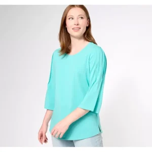 Belle by Kim Gravel TripleLuxe Knit Pleat Sleeve Top - a world of fashionable women's clothing, including a wide selection of dresses and trendy accessories.> Hat