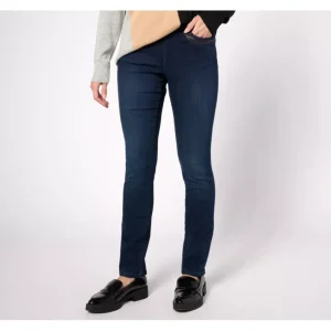 Belle by Kim Gravel TripleLuxe Pet Faux Leather Trim Jean - a world of fashionable women's clothing, including a wide selection of dresses and trendy accessories.> Hat