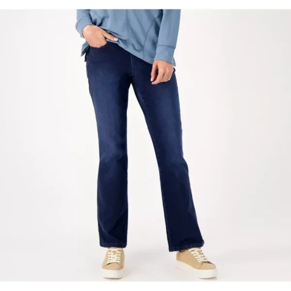 Belle by Kim Gravel TripleLuxe Reg Denim Classic Boot Cut Jean - a world of fashionable women's clothing, including a wide selection of dresses and trendy accessories.> Hat