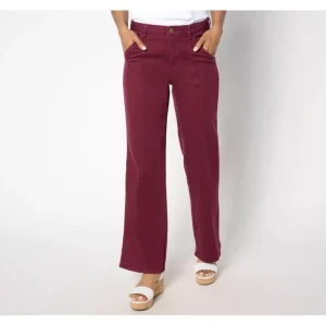 Belle by Kim Gravel TripleLuxe Reg Twill Seamed to Perfection Jean - a world of fashionable women's clothing, including a wide selection of dresses and trendy accessories.> Hat
