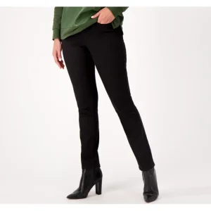 Belle by Kim Gravel TripleLuxe Reg Twill Straight Leg Jeans - a world of fashionable women's clothing, including a wide selection of dresses and trendy accessories.> Hat