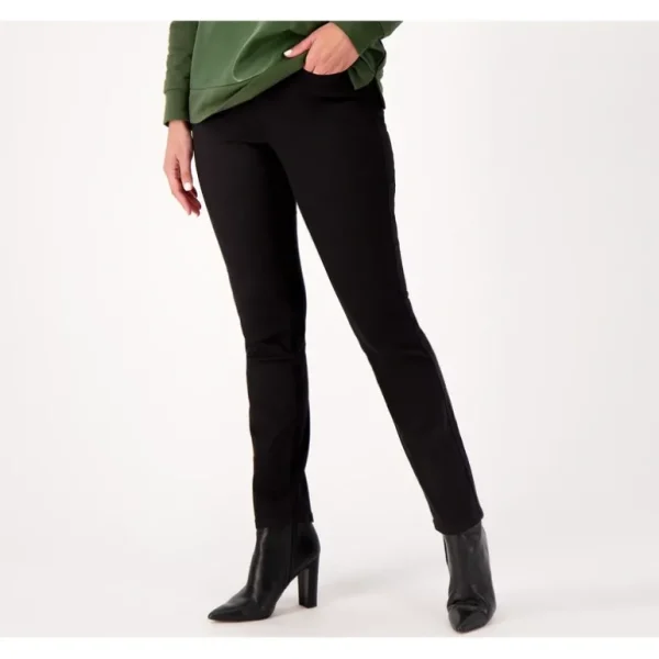 Belle by Kim Gravel TripleLuxe Reg Twill Straight Leg Jeans - a world of fashionable women's clothing, including a wide selection of dresses and trendy accessories.> Hat