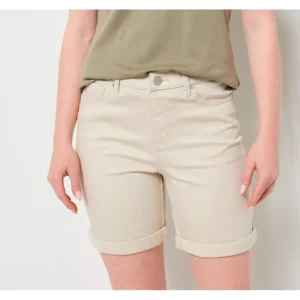 Belle by Kim Gravel TripleLuxe Rollabelle Twill Shorts - a world of fashionable women's clothing, including a wide selection of dresses and trendy accessories.> Hat