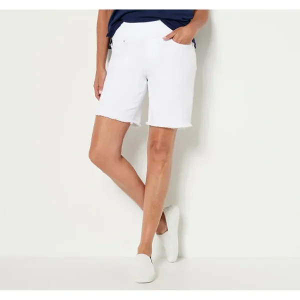 Belle by Kim Gravel TripleLuxe Twill 5-Pocket 8" Shorts - a world of fashionable women's clothing, including a wide selection of dresses and trendy accessories.> Hat
