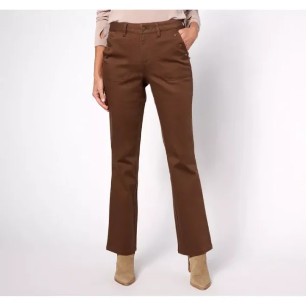 Shop All<Belle by Kim Graver Petite TripleLuxe Twill Jean - a world of fashionable women's clothing, including a wide selection of dresses and trendy accessories.