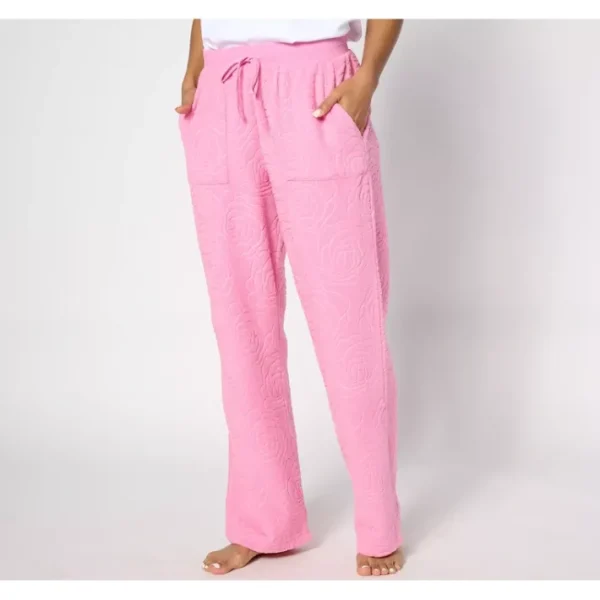 Shop All<Berkshire Homewear Embossed Spa Knit Straight Leg Lounge Pant - a world of fashionable women's clothing, including a wide selection of dresses and trendy accessories.