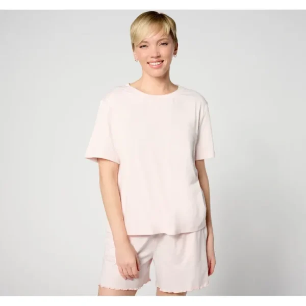 Shop All<Berkshire Homewear Silky Smooth Relaxed Tee Short Set - a world of fashionable women's clothing, including a wide selection of dresses and trendy accessories.
