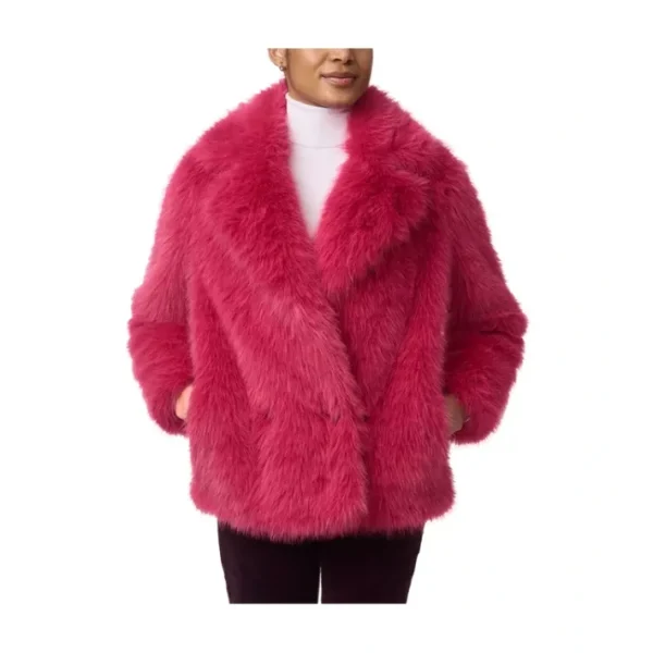 Shop All<Bernardo Faux Fur Large Lapel Jacket - a world of fashionable women's clothing, including a wide selection of dresses and trendy accessories.