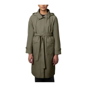 Bernardo Packable Belted Trench Coat with Hood Travel Bag - a world of fashionable women's clothing, including a wide selection of dresses and trendy accessories.> Coats