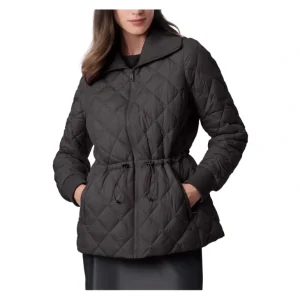 Bernardo Puffer Coat with Drawstring Waist - a world of fashionable women's clothing, including a wide selection of dresses and trendy accessories.> Coats
