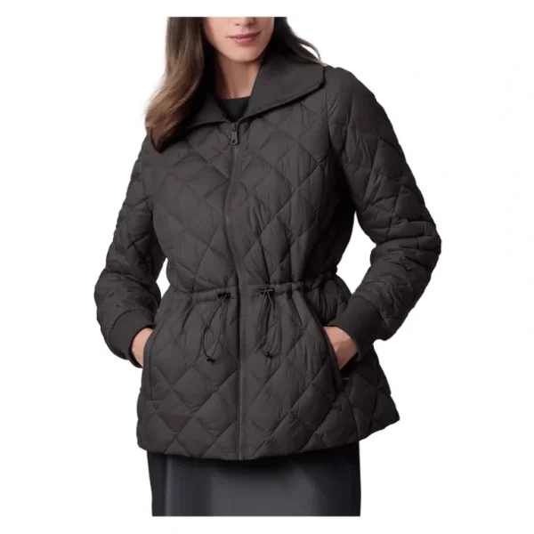 Bernardo Puffer Coat with Drawstring Waist - a world of fashionable women's clothing, including a wide selection of dresses and trendy accessories.> Coats