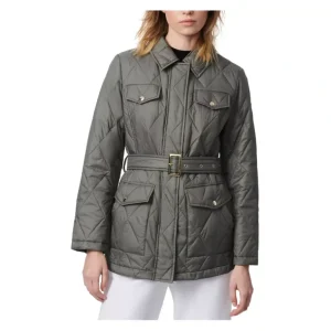 Bernardo Quilted Liner Utility Jacket - a world of fashionable women's clothing, including a wide selection of dresses and trendy accessories.> Coats