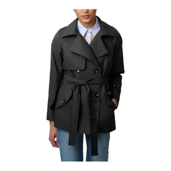 Bernardo Short Belted Packable Trench Coat - a world of fashionable women's clothing, including a wide selection of dresses and trendy accessories.> Coats