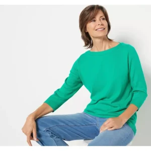Boatneck 3/4-Sleeve Pull-Over Sweater - a world of fashionable women's clothing, including a wide selection of dresses and trendy accessories.> Shoes