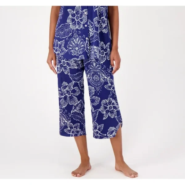 Shop All<Breezie Lounge Satin Breeze Pull On Crop Sleep Pant - a world of fashionable women's clothing, including a wide selection of dresses and trendy accessories.