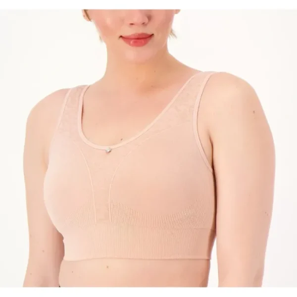 Shop All<Breezies Active Comfort Seamless Wirefree Bra - a world of fashionable women's clothing, including a wide selection of dresses and trendy accessories.