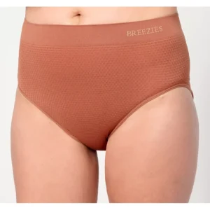 Breezies Air Effects Set of 3 Breathable Seamless HiCuts - a world of fashionable women's clothing, including a wide selection of dresses and trendy accessories.> Hat