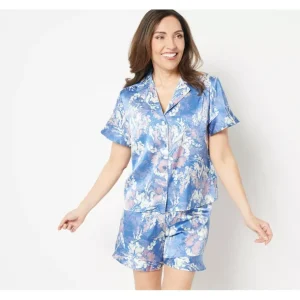 Breezies Button Front Top and Short Sleep Set - a world of fashionable women's clothing, including a wide selection of dresses and trendy accessories.> Hat