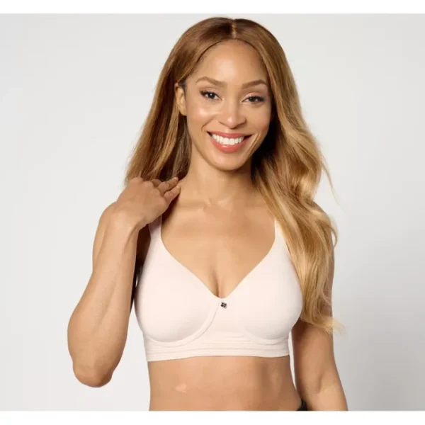 Shop All<Breezies Comfort Breeze Seamless Wirefree Bra - a world of fashionable women's clothing, including a wide selection of dresses and trendy accessories.