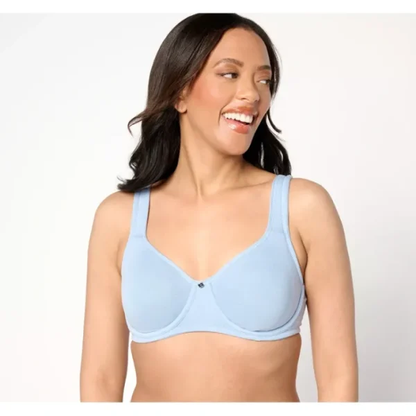 Shop All<Breezies Cotton Stretch Full Support Unlined Underwire Bra - a world of fashionable women's clothing, including a wide selection of dresses and trendy accessories.