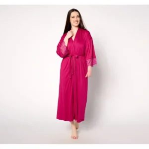 Breezies Lounge Lace Detail Duster - a world of fashionable women's clothing, including a wide selection of dresses and trendy accessories.> Hat