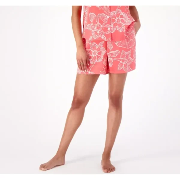 Shop All<Breezies Lounge Satin Breeze Pull On Short - a world of fashionable women's clothing, including a wide selection of dresses and trendy accessories.
