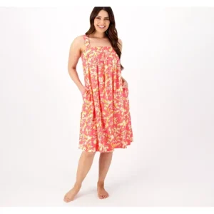 Breezies Lounge Simple Breeze Dress with Pockets - a world of fashionable women's clothing, including a wide selection of dresses and trendy accessories.> Hat