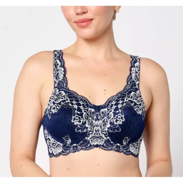 Breezies Luxe Two Tone Wirefree Lace Bra - a world of fashionable women's clothing, including a wide selection of dresses and trendy accessories.> Hat
