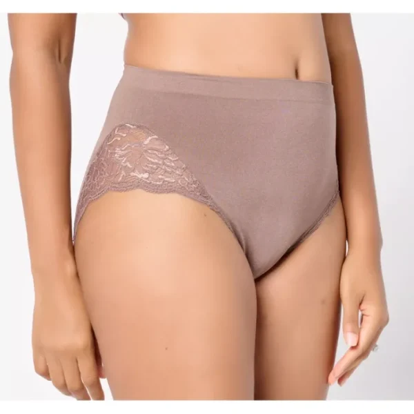 Shop All<Breezies Natural Curves Lace Full Brief Panties Set of 3 - a world of fashionable women's clothing, including a wide selection of dresses and trendy accessories.