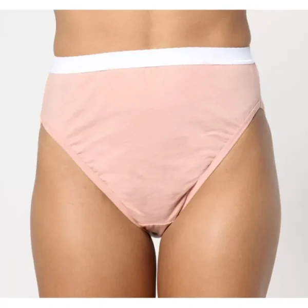 Shop All<Breezies Original Cotton Hi-Cut Panties Set of 6 - a world of fashionable women's clothing, including a wide selection of dresses and trendy accessories.