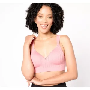 Breezies Seamless Pointelle Wirefree T-Shirt Bra - a world of fashionable women's clothing, including a wide selection of dresses and trendy accessories.> Hat