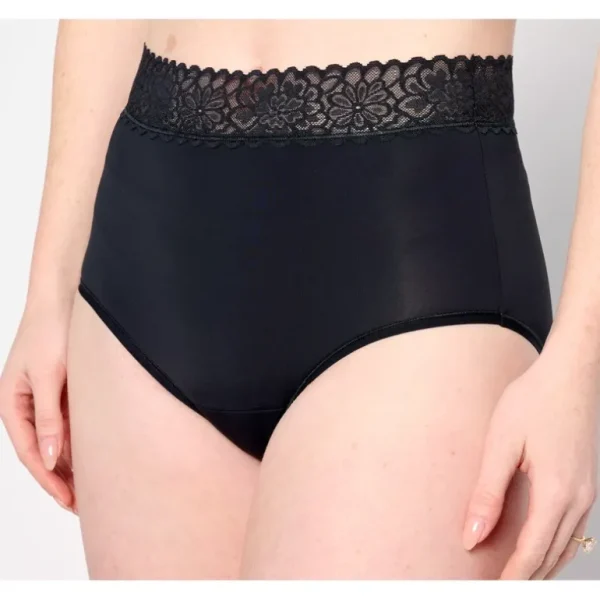 Breezies Set of 3 Micro Lace Brief Panties - a world of fashionable women's clothing, including a wide selection of dresses and trendy accessories.> Hat