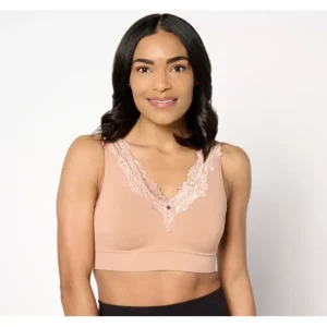 Breezies Touch of Lace Seamless Wirefree Contour Bra - a world of fashionable women's clothing, including a wide selection of dresses and trendy accessories.> Hat